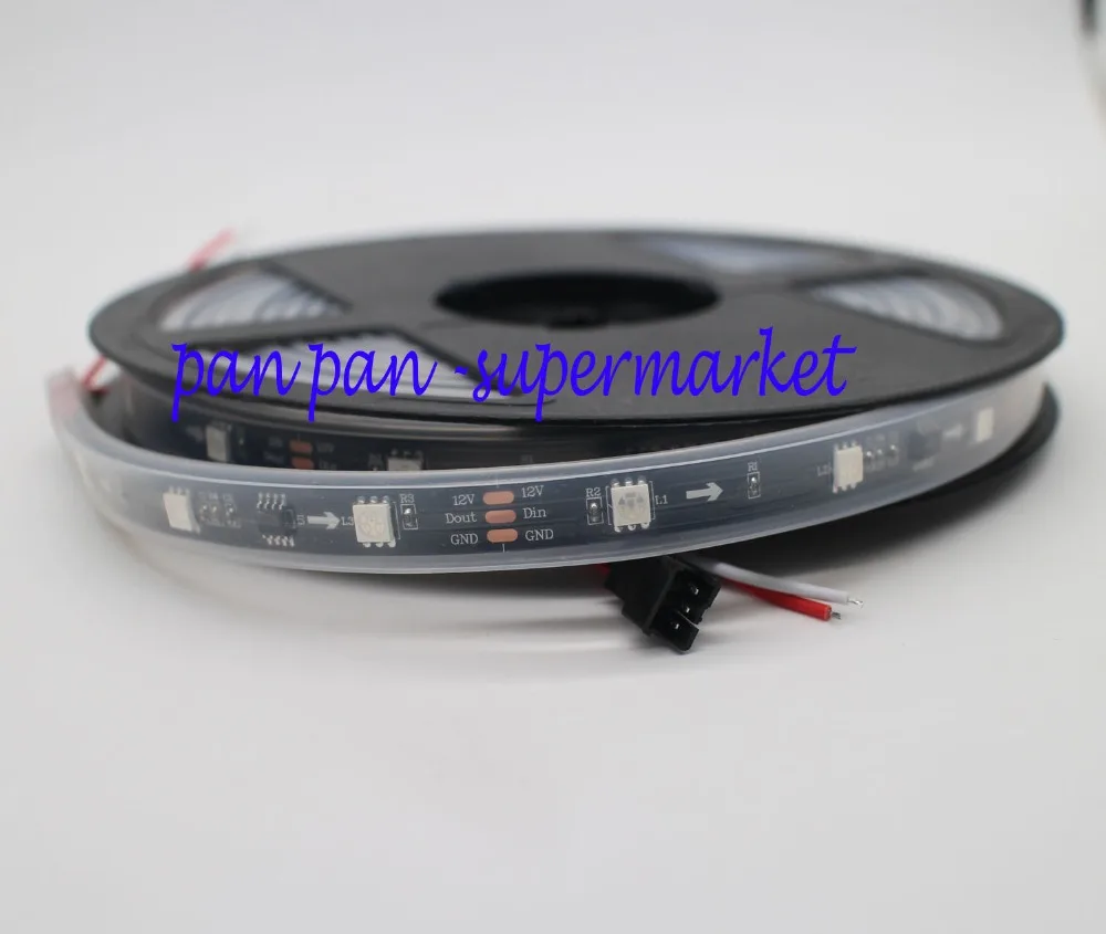 Пиксельная Светодиодная лента WS2811 5 м 12 В модифицируемая RGB 30 светодиодов/м 1