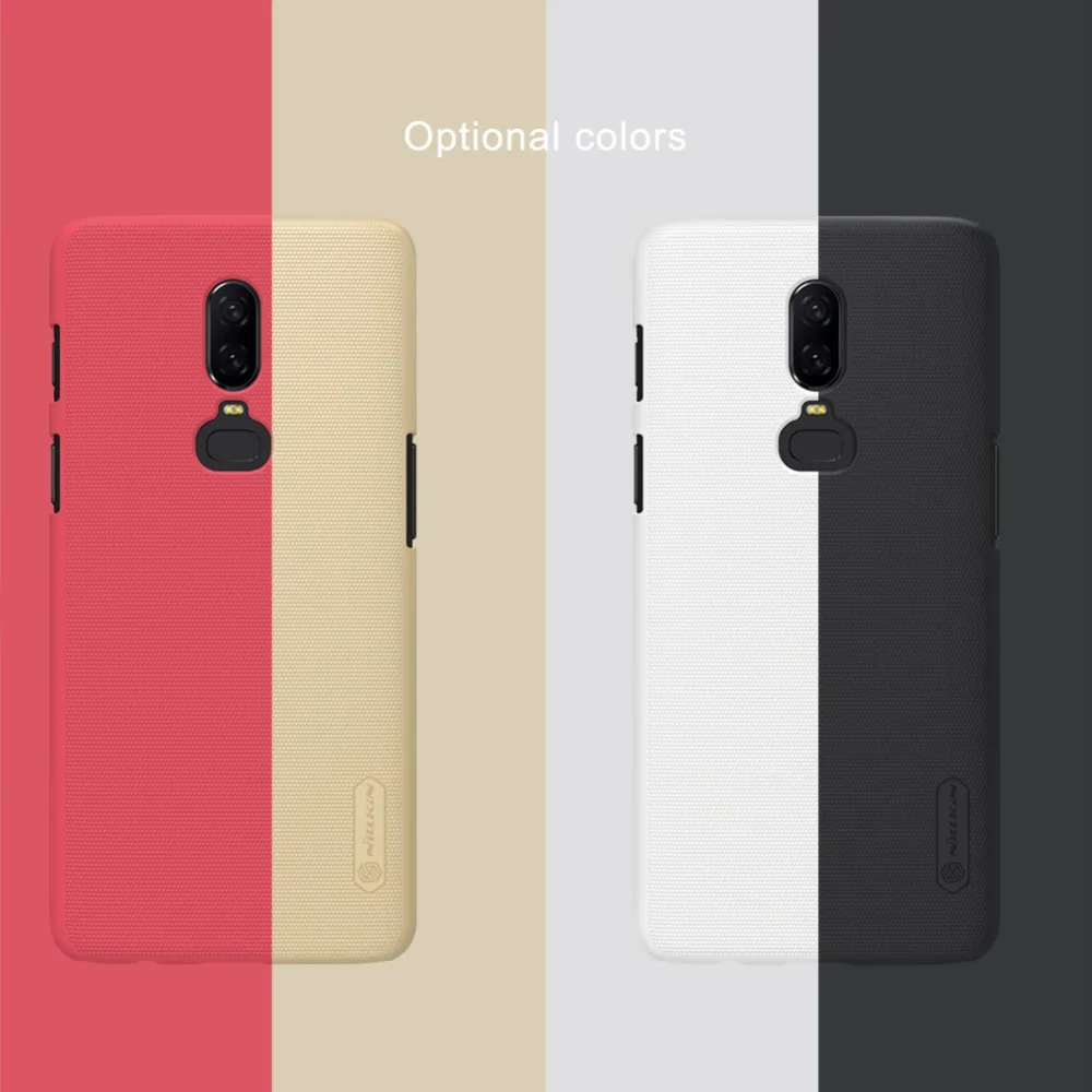 Чехол для OnePlus X 7 6 6T чехлы для айфонов 5 5T 3 3T с матовой поверхностью Nillkin Пластик жесткая задняя крышка из ПК для OnePlus X 7 Pro Чехол-1 шт.+ 7
