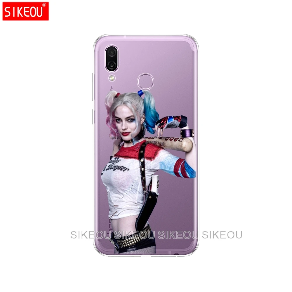 61028 Силиконовый чехол для huawei Honor Play 6,3 ''декоративными рисунками из силикона и мягкого Задняя накладка чехла из ТПУ для huawei Honor Play Защищает Корпус чехол бампер - Цвет: 61028