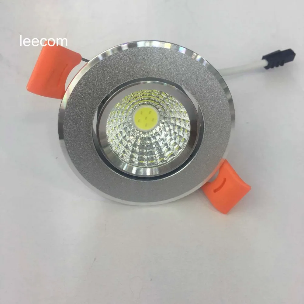 10pcs/lot Led Downlight Light Cob Ceiling Spot 3w 85-265v Recessed Lights Indoor Lighting 5 years warranty time | Лампы и освещение