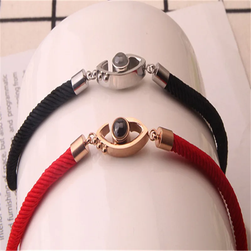 Браслет женский WWLB из стали розового золота с римскими цифрами и надписью Я люблю