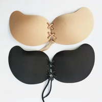 sexy adhesive push up butterfly mango strapless breath invisible silicone bra