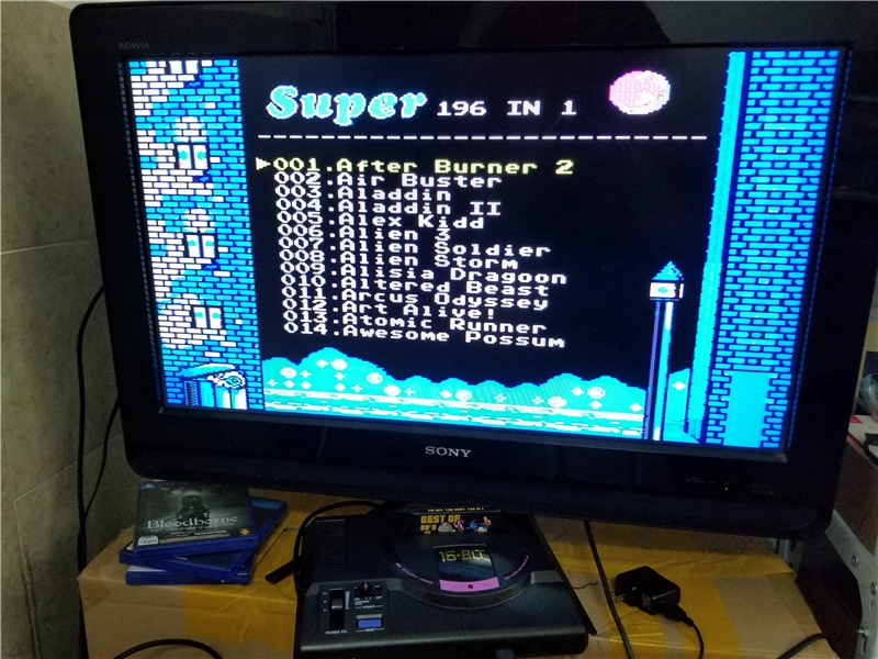 Новейшая версия для sega md 16 битного игрового картриджа mega drive игровой консоли