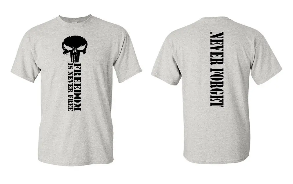 

Hot Sale 100% Cotton Never Forget Usa 2Nd Amendment Military Weapons T-Shirt Graphic Guns Tee Shirt