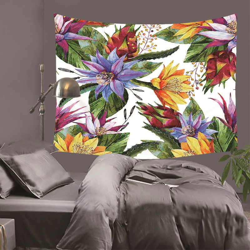 Flamingo Tapestry Wall Art Tapestries Tropical Home Decorative Door Curtain Living Room Bedspread Sheet Table Cloth DH0010 | Дом и сад
