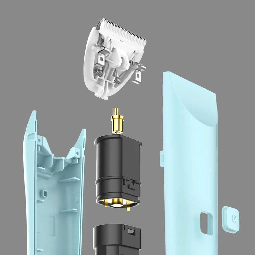 

Portable Baby Electric Hair Trimmer USB Waterproof Haircut Trimmer Rechargeable Ultra-Quiet Automatic Hair Clipper for Kids