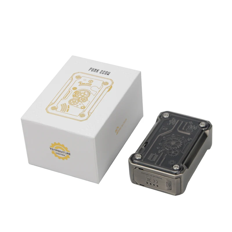 Оригинальный Tesla панк мод коробка Vape 220 W Поддержка RDA/RTA/RDTA Танк Teslacigs электронные