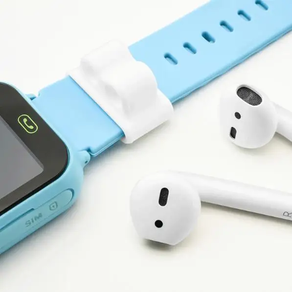 Силиконовый держатель-подставка для наушников AirPods 12 с защитой от потери |
