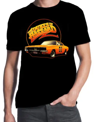 Dukes Of Hazzard General Lee/Классические Вечерние черные футболки для мальчиков в американском стиле,, новая модная брендовая мужская одежда