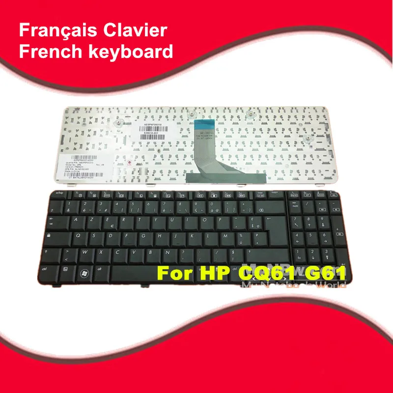 Французский Клавиатура для HP Compaq Presario CQ61 G61 100 cq61 200 300 ноутбук FR Клавиатура|keyboard for