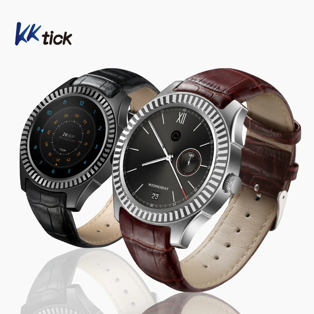 KKtick D7 Android 4 Smartwatch телефон MT6572 Bluetooth 0 500 мАч Батарея GPS3G Wi Fi монитор сердечного ритма