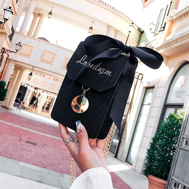 

Sendefn модные мини-сумки-мессенджеры, сумки на плечо с цепочкой, летняя женская пляжная сумка с бантом, сумка на одно плечо.