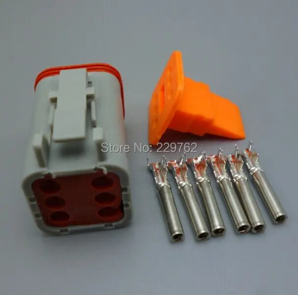 Shhworld 2 комплекта 6 Pin водонепроницаемый Электрический провод Разъем
