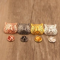 mdogm 2019 exotic shorthair cat animal brooches and pins coat suit metal small father collar badges for female male men bt004