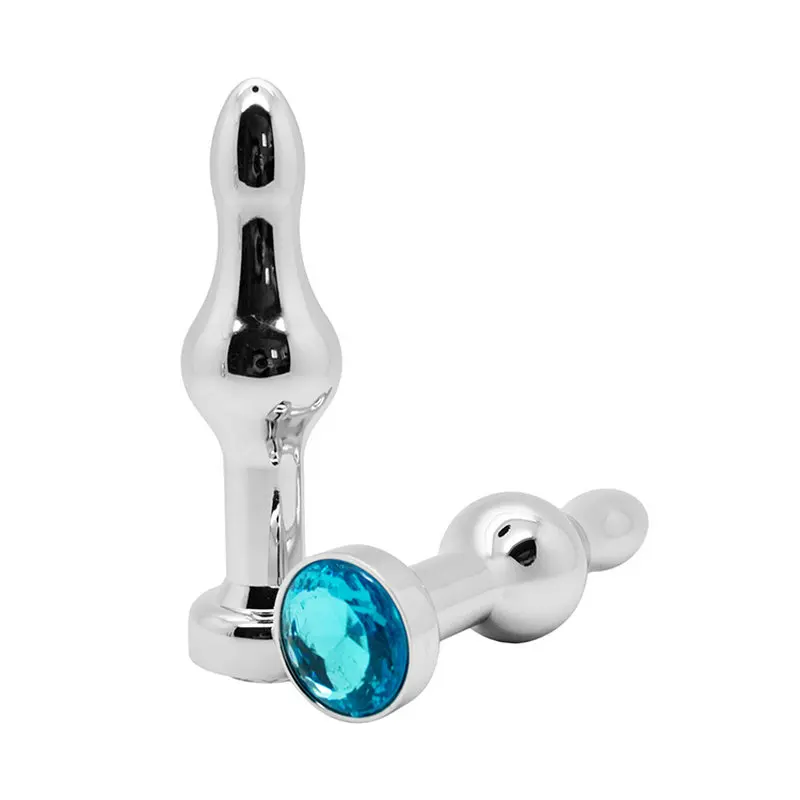 Серебристая Анальная пробка из нержавеющей стали металлическая анальные