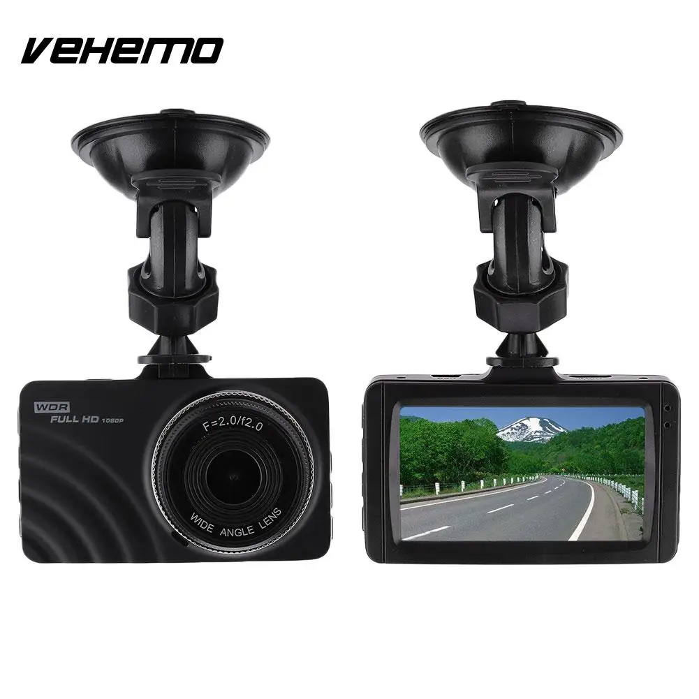 3 дюймов автомобиля Камера регистраторы 2MP 1080 P 120 градусов Широкий формат Ночное
