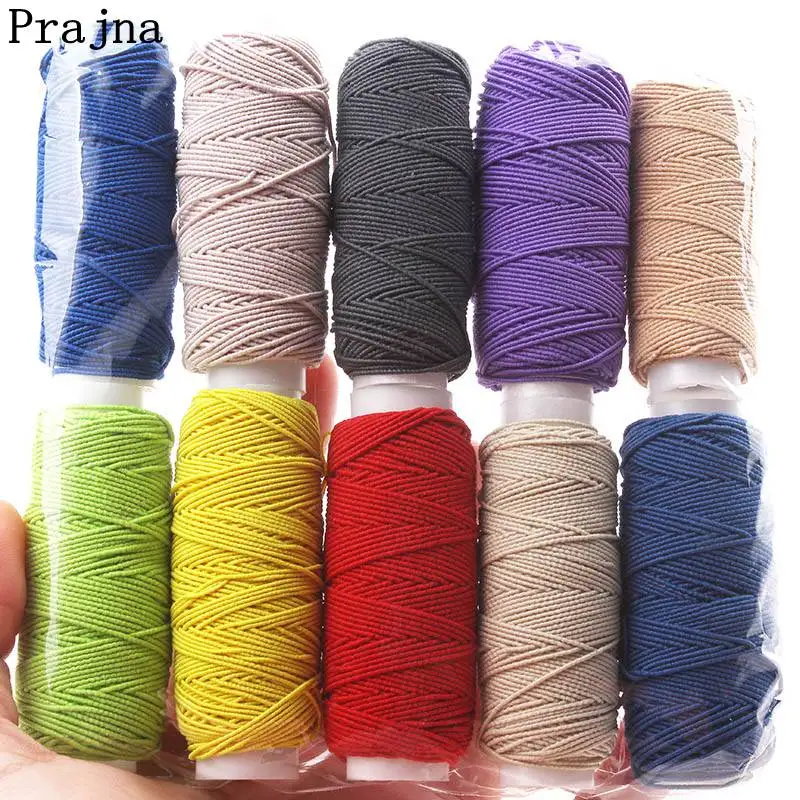 Prajna 10 шт. высококачественные разноцветные смешанные эластичные нитки DIY