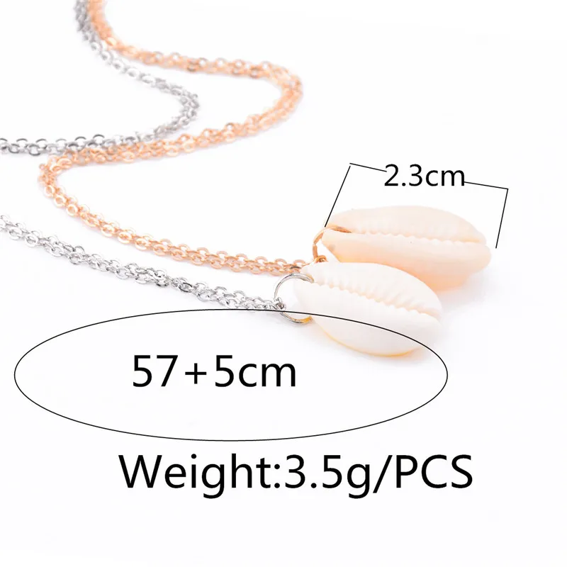 N1020 женское ожерелье с подвеской в виде ракушки до ключиц минималистичное модное
