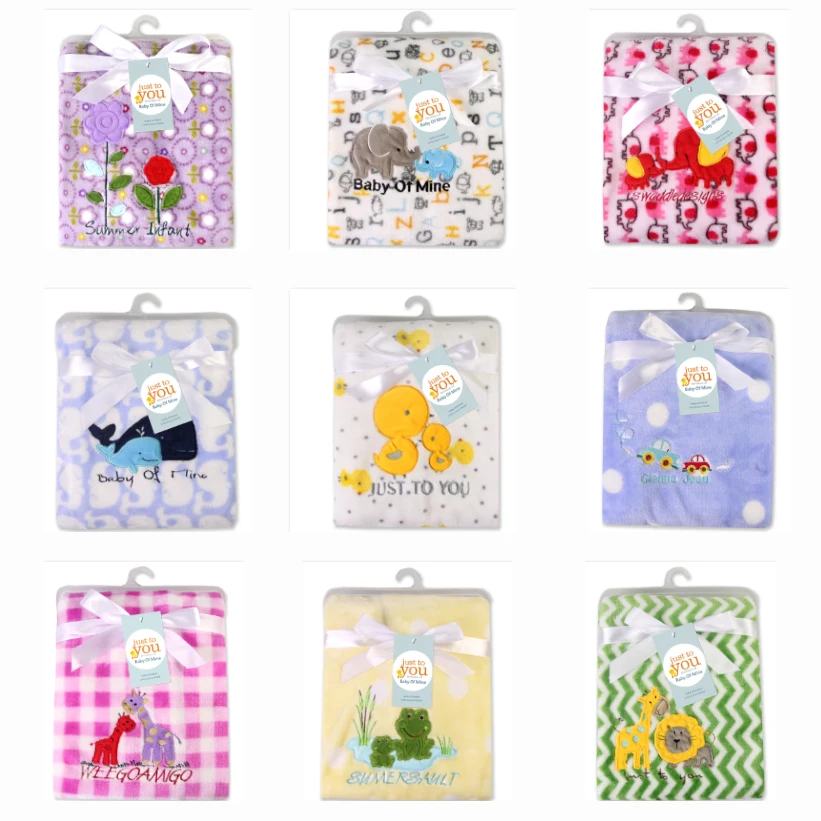 Хорошее качество Фланелевое детское одеяло для новорожденных искусственный мех