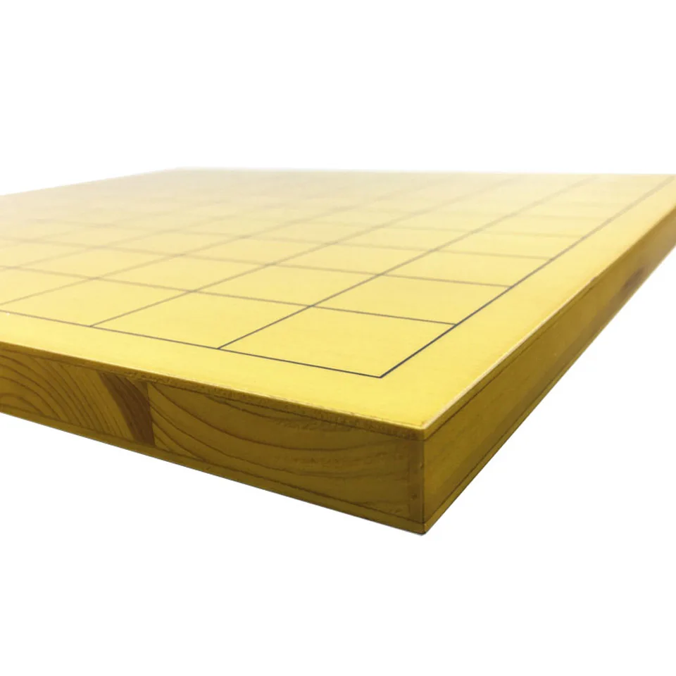 Japan Shogi Top grade Wooden Chessboard 37*34.5cm Hardness 2cm for International Sho-gi Chess Game Portable Gift BSTFAMLY JB02