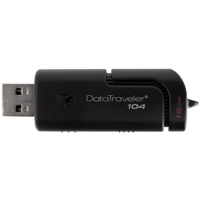 Kingston, новинка, USB Flash16GB, черный, DT104, для бизнеса, офиса, автомобиля, портативный, Cle, ручка, диск на ключ, 16 ГБ, удобная, Clef, Usb флешка, 16 ГБ