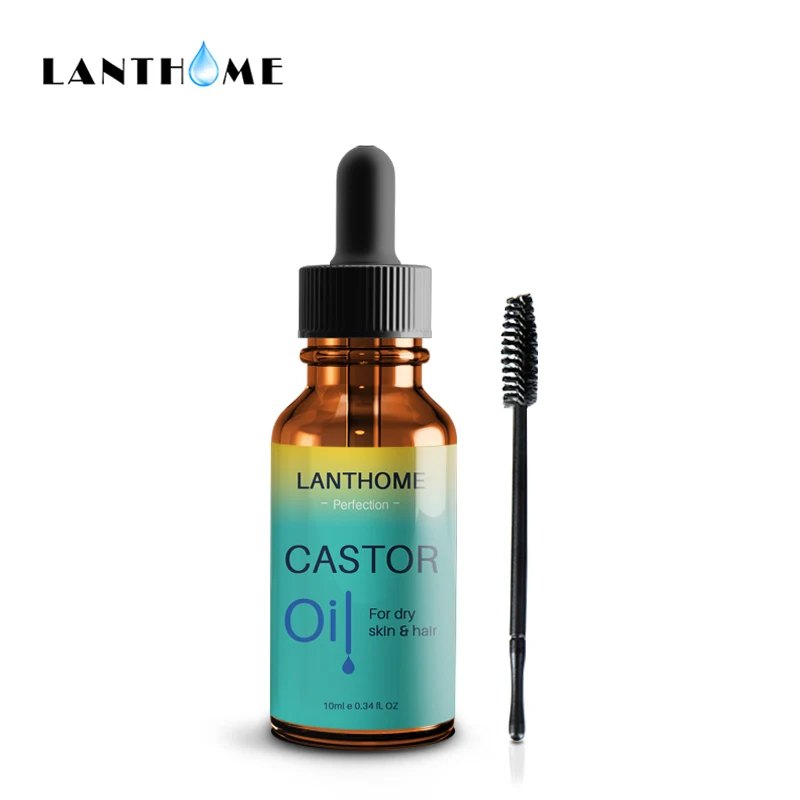 Чистое касторовое масло эфирное для волос ресницы брови рост предотвращают