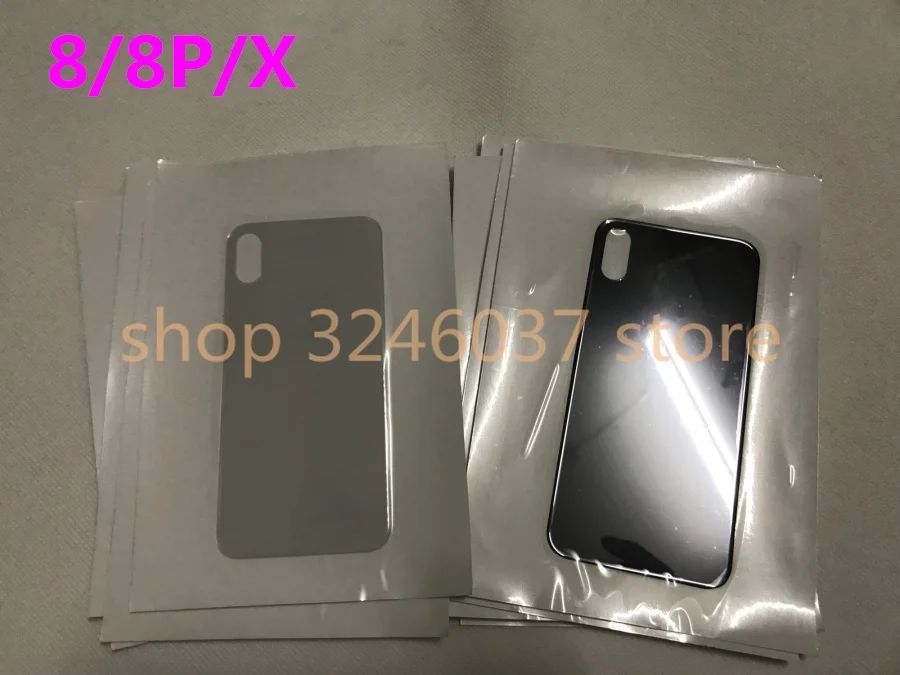 10 шт./лот новый оригинальный качественный корпус чехол для iphone 8 plus X стеклянная