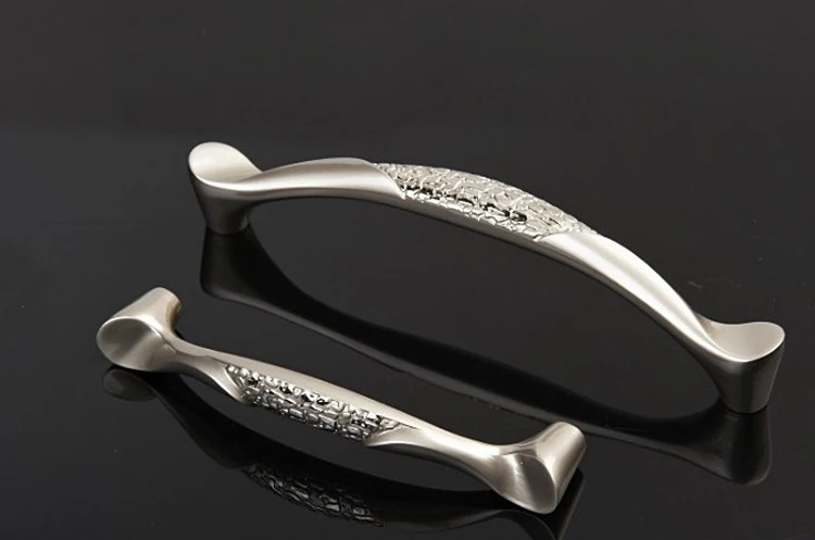 Разблокировка новый дизайн современная атласная никелевая фурнитура для шкафа