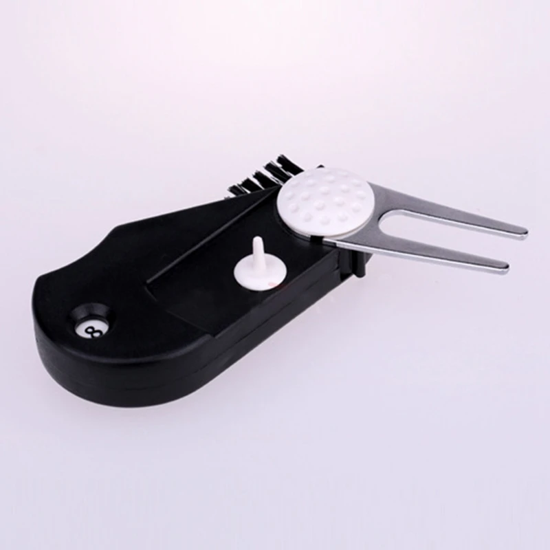 1 шт. инструмент для гольфа ремонт Switchblade Pitch Groove очиститель Golf Pitchfork установка зеленый Универсальный Мульти вилка аксессуары для гольфа