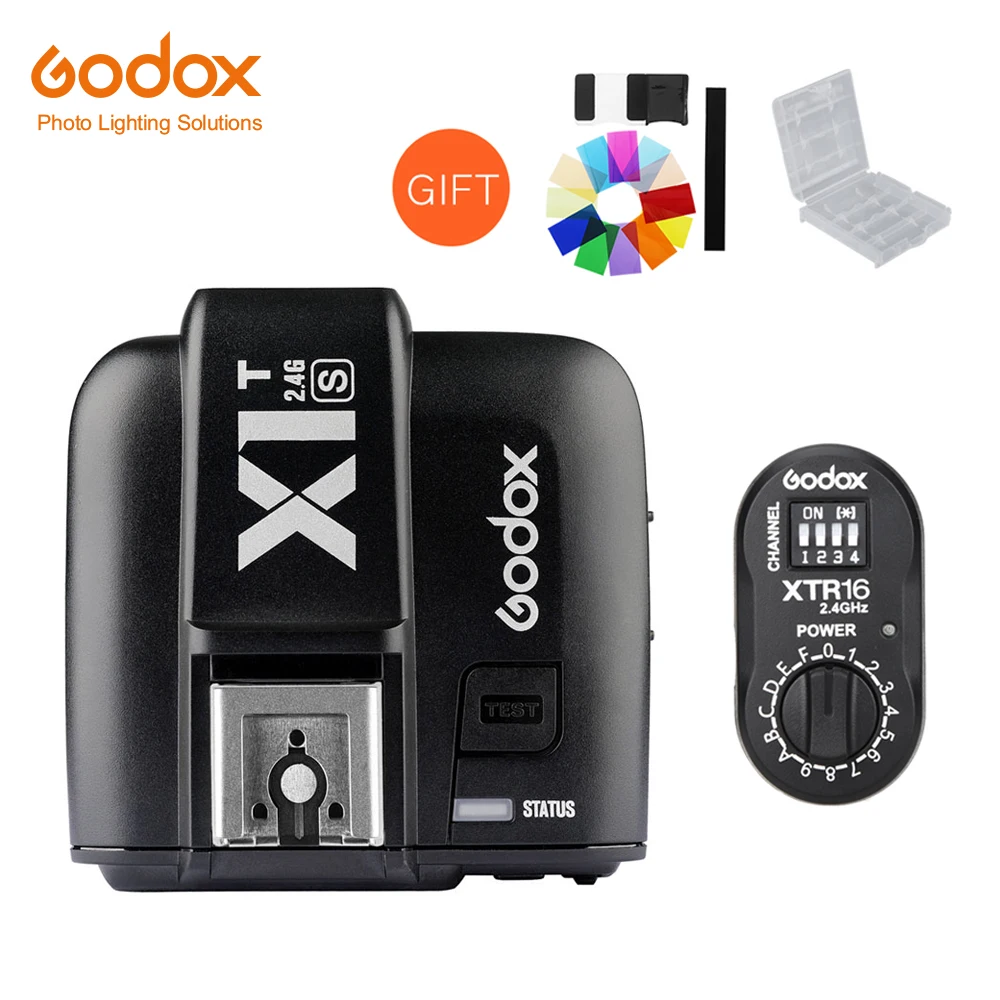 Godox X1T S TTL HSS 2 4G флэш передатчик + XTR 16 USB приемник комплект для Sony DE300 DE400 SK400 SK300 DP600