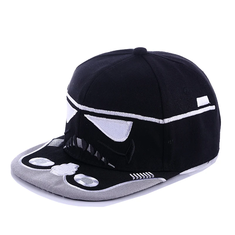 Black ET snapback, хип-хоп кепки, женские, мужские головные уборы для мальчиков, мужские головные уборы, Звездные войны, черные кепки для отдыха, модные уличные кепки BKX504 - Цвет: Black