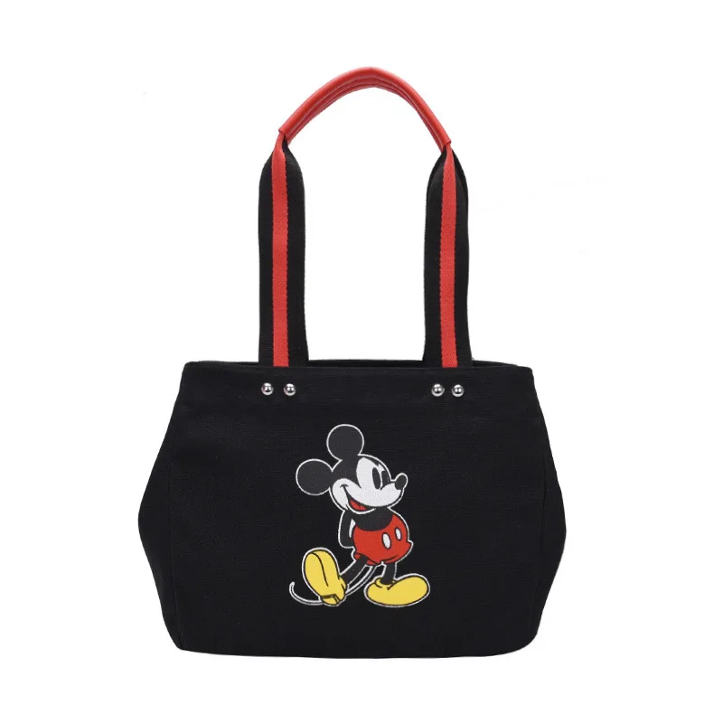 Disney рюкзак Микки мультфильм леди сумка Холщовая Сумка для женщин сумка для рук Большая вместительная сумка для покупок Портативная сумка подарок для девочки - Цвет: 4