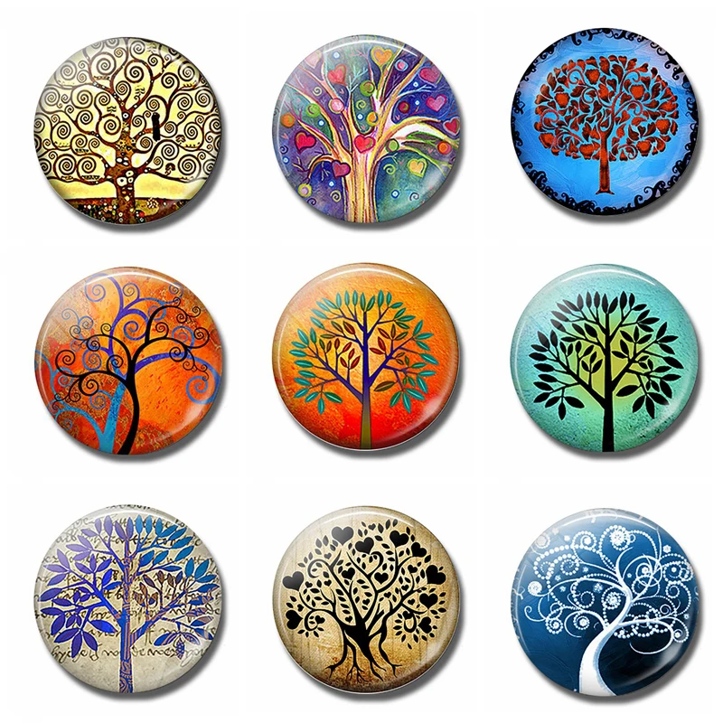 Магнит на холодильник Древо жизни 30 мм|magnet tree|refrigerator notetree magnet |