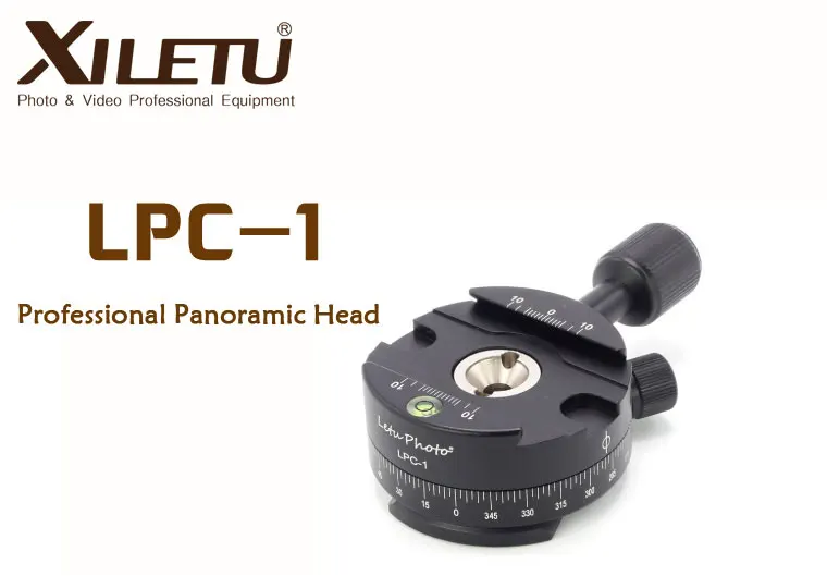 Xiletu LPC-1 360 градусов панорамная платформа головка штатива монтажный адаптер зажим для цифровой камеры Arca Swiss с винтом 1/"-3/8"
