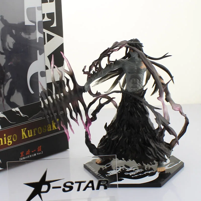 Бесплатная доставка 7 &quotАниме Блич Куросаки Ичиго Getsuga Tenshou предусмотрена 17 см