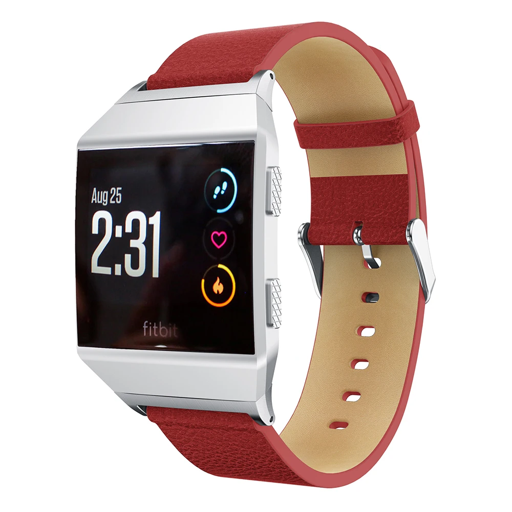 5 видов цветов ремешок для часов Ремешок Для Fitbit ионной аксессуар замена Классический Браслет Кожаный ремешок регулируемый ремешок запястье