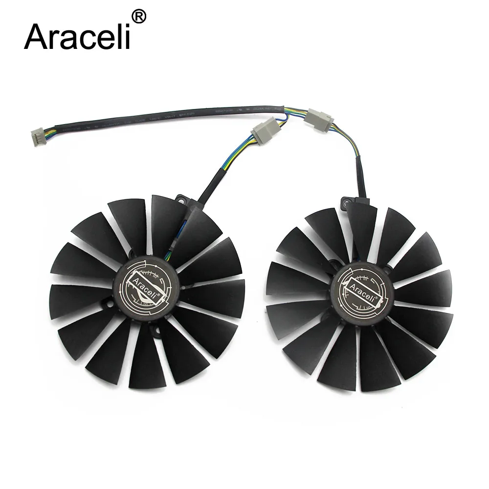 Free Shipping T129215SM 95mm Cooler Fan For ASUS STRIX RX 470 580 570 GTX 1050Ti 1070Ti 1080Ti Gaming Video Card Cooling Fan