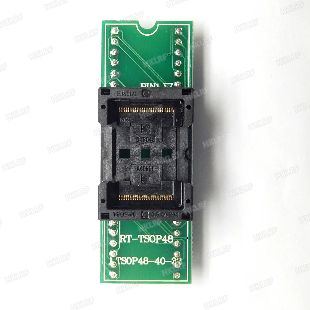 TSOP48-DIP48 адаптер RT-TSOP-48 гнездо 0 5 мм шаг для RT809H XELTEK универсальный программатор |