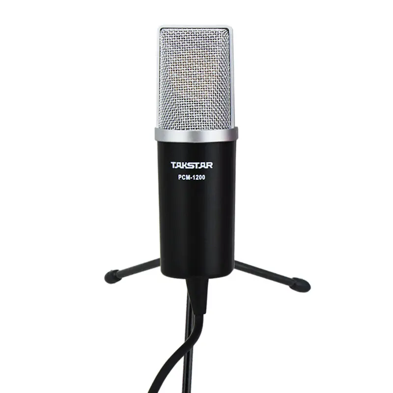 Takstar PCM 1200 3 5 мм Профессиональный Проводной динамический микрофон для записи