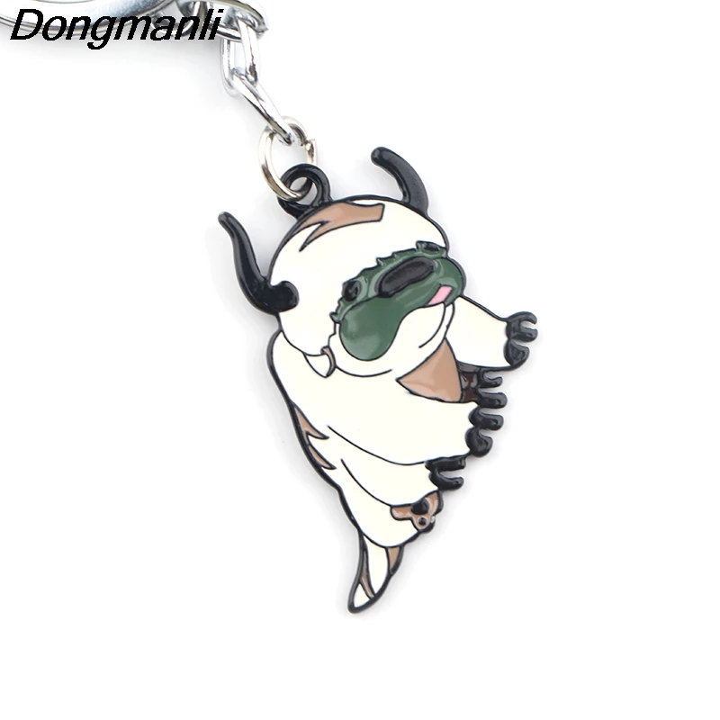 P3881 Dongmanli Аватар: держатель для ключей милый эмалированный металлический кулон
