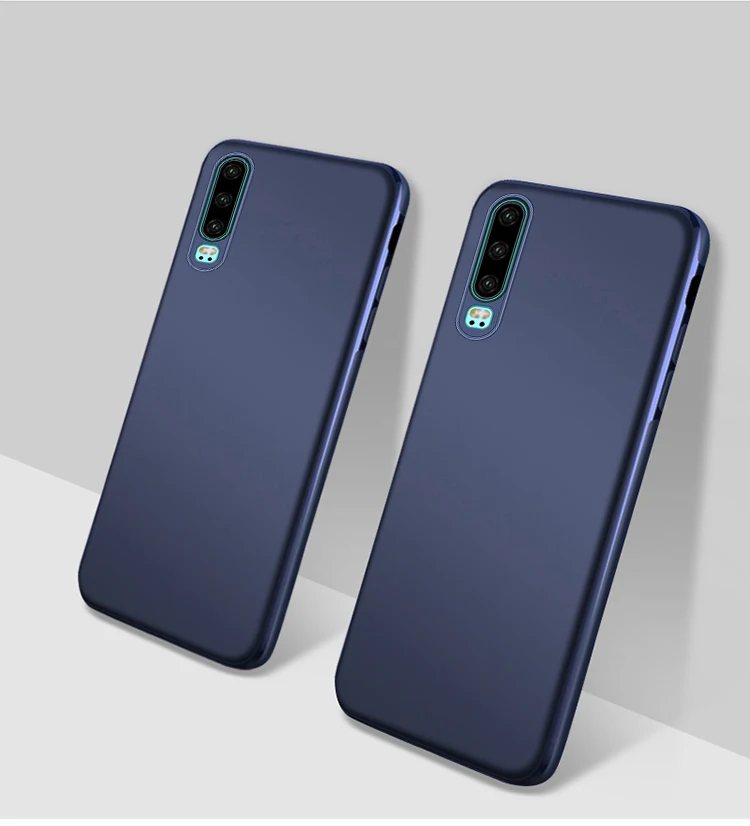 Синий Магнитный притягивающий чехол для телефона huawei P30 P20 Pro Lite тонкий мягкий ТПУ противоударный автомобильный Магнитный чехол для huawei mate 30 20 Pro - Цвет: Синий
