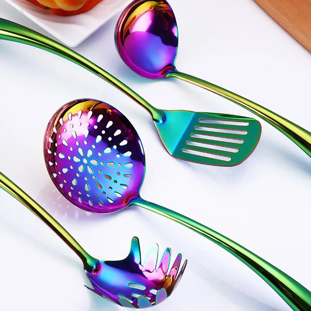 Цветной шпатель Тернер набор ложек для склеивания из нержавеющей стали с