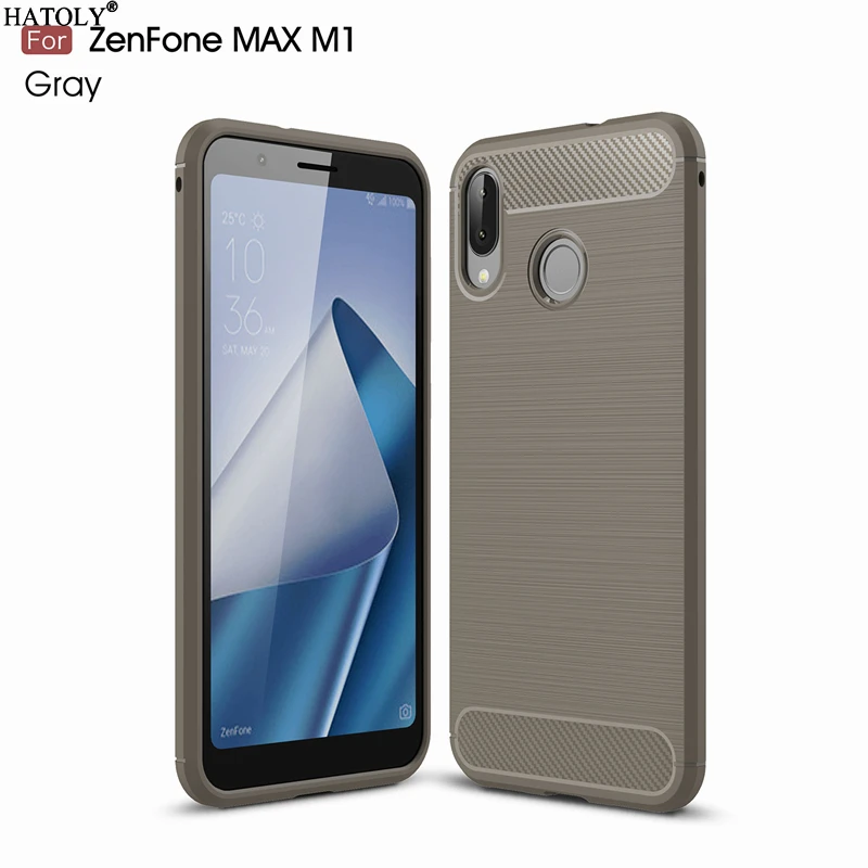 Чехол HATOLY для ASUS Zenfone Max M1 ZB555KL мягкие силиконовые чехлы с начесом из ТПУ |