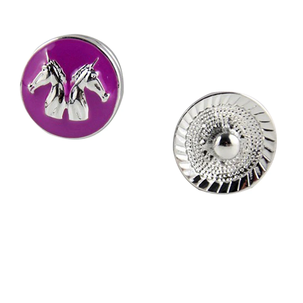 10 шт. оптовая очарование Винтаж Стиль лошадь сплав Черный emanel сердце оснастки