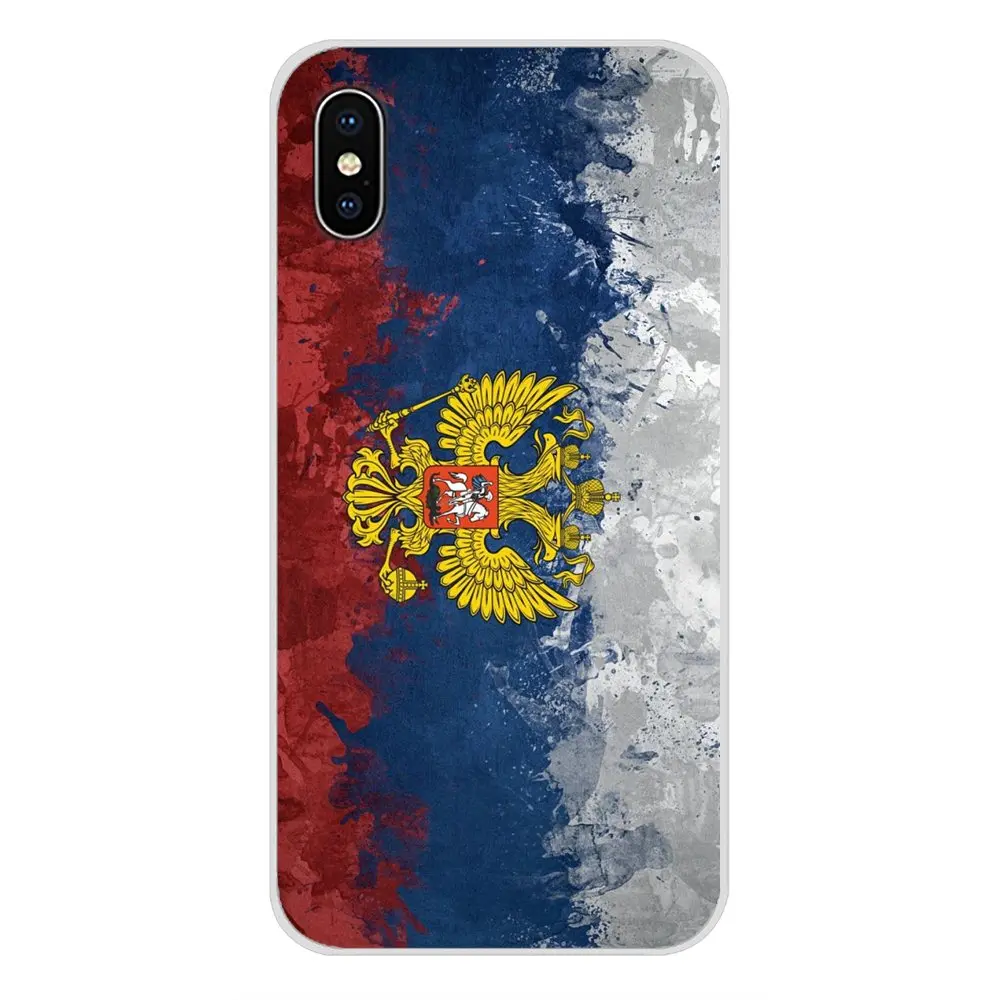 Для Samsung Galaxy A3 A5 A7 J1 J2 J3 J5 J7 2015 2016 2017 русский герб баннер орел Крылья флаг Чехлы для