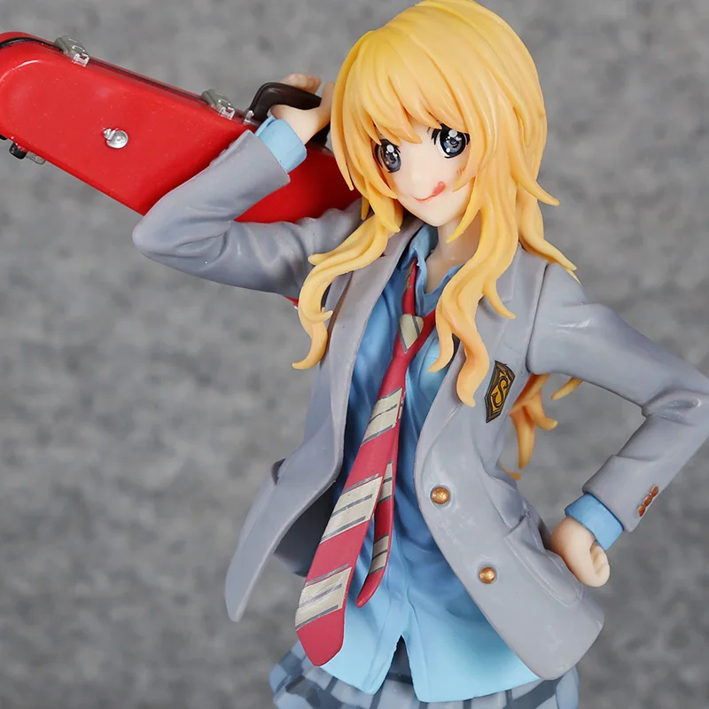 1 шт 20 см ПВХ японского аниме фигурка вашей лжи в апреле Miyazono Kaori школьная форма ver
