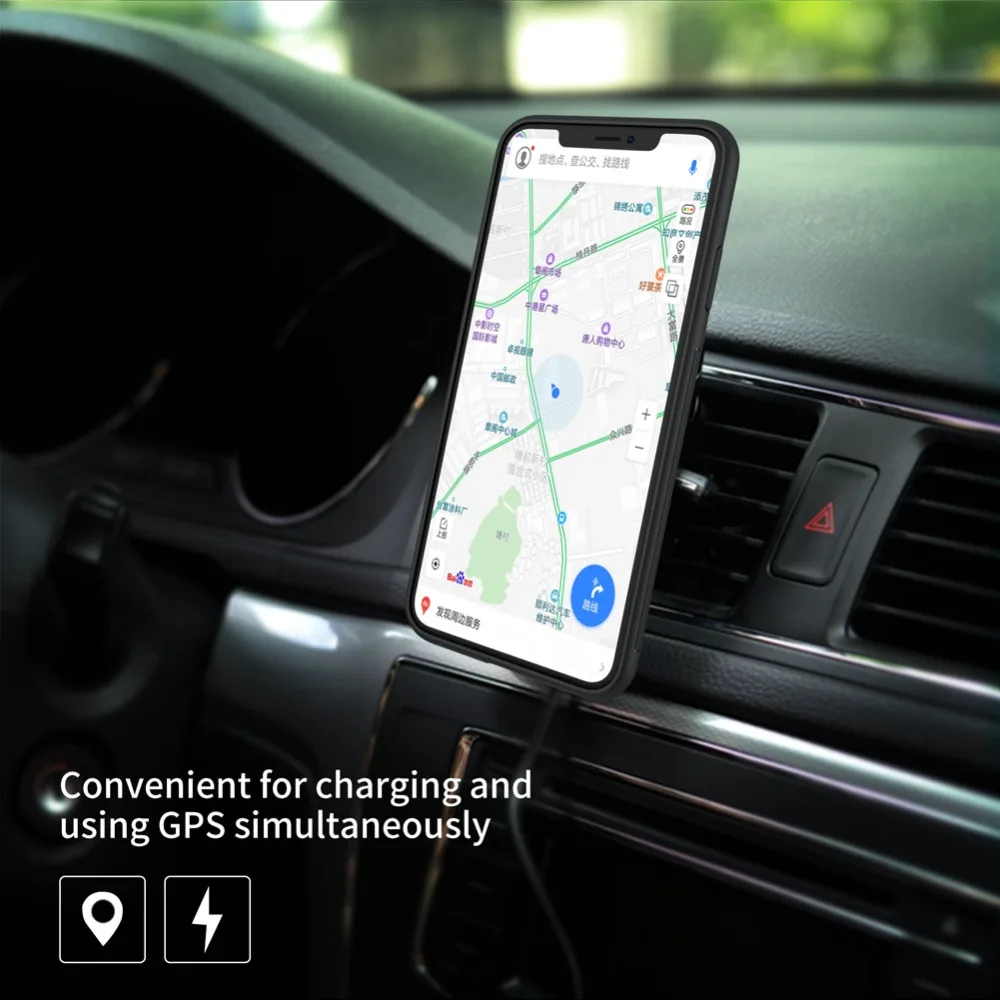 Силиконовый чехол Nillkin Magic для iPhone XR магнитный автомобильный держатель роскошный