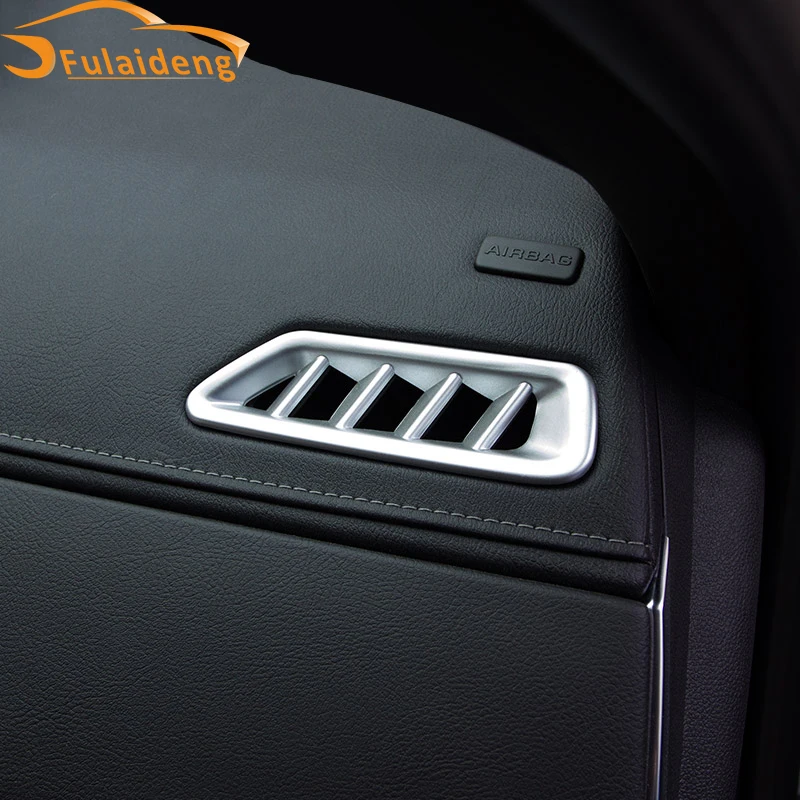 1 шт. для Cadillac XT4 2018 2019 углеродное волокно ABS хромированный интерьер решетка