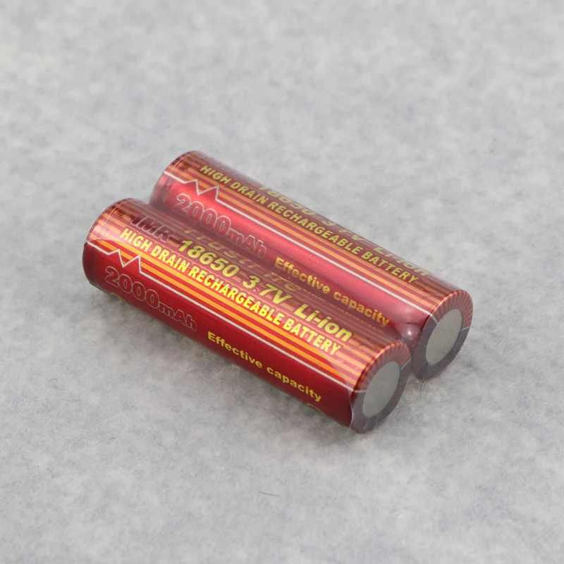 2 шт. оригинальный TrustFire IMR 18650 3 7 в 2000 мАч литий ионный аккумулятор с высокой