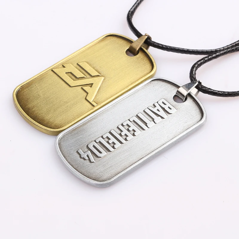 Игра Battlefield 1 Цепочки и ожерелья s Ограниченная серия Dog Tag Cos двойной кулон |